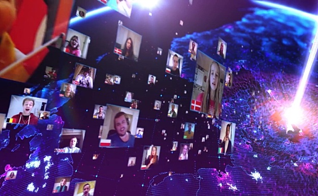 欧洲歌唱大赛2014 -开幕式开场虚拟合唱片头