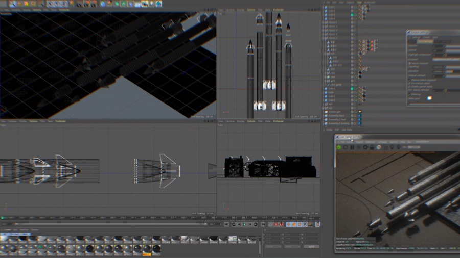 炫酷军事三维包装幕后制作