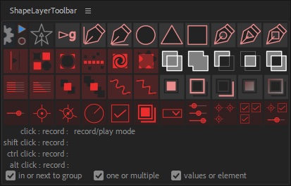 Shape Layer Toolbar 1.03