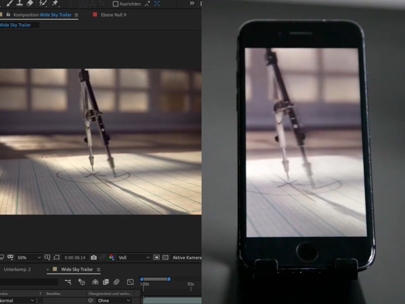 一款有趣AE插件把苹果设备当AE监视器