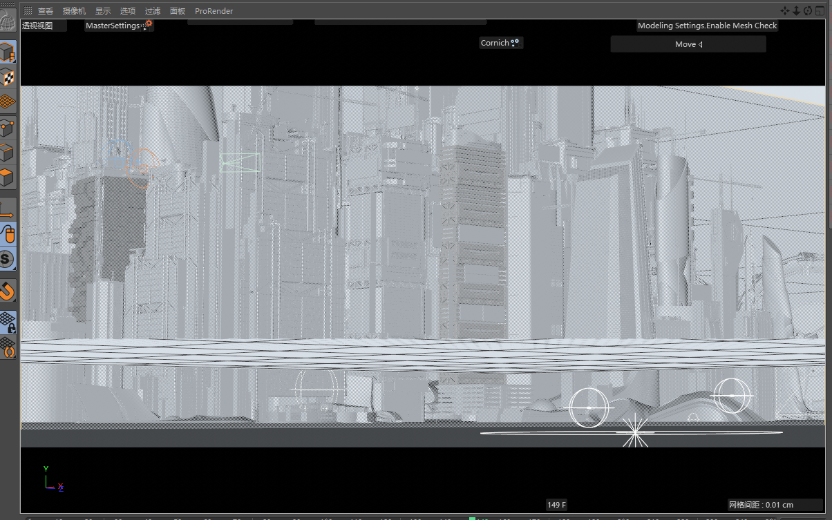 c4d炫酷未来科幻场景c4d工程