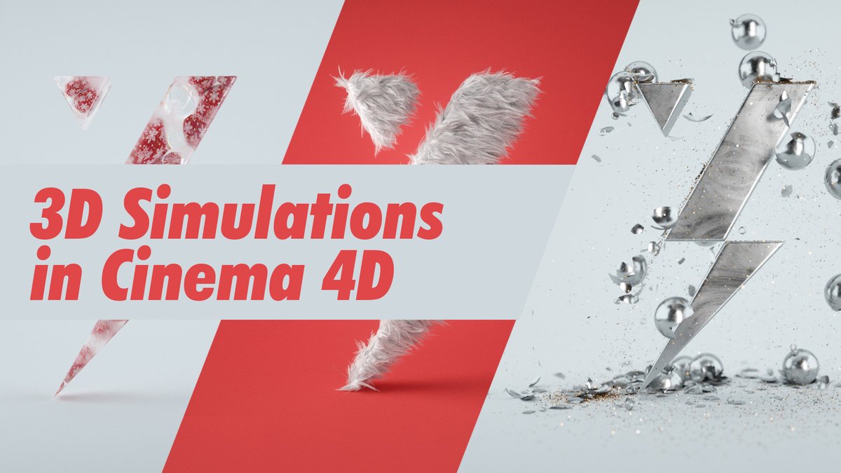 motiondesign.school 3D Simulations in Cinema 4D C4D的3D特效模拟中文字幕教程