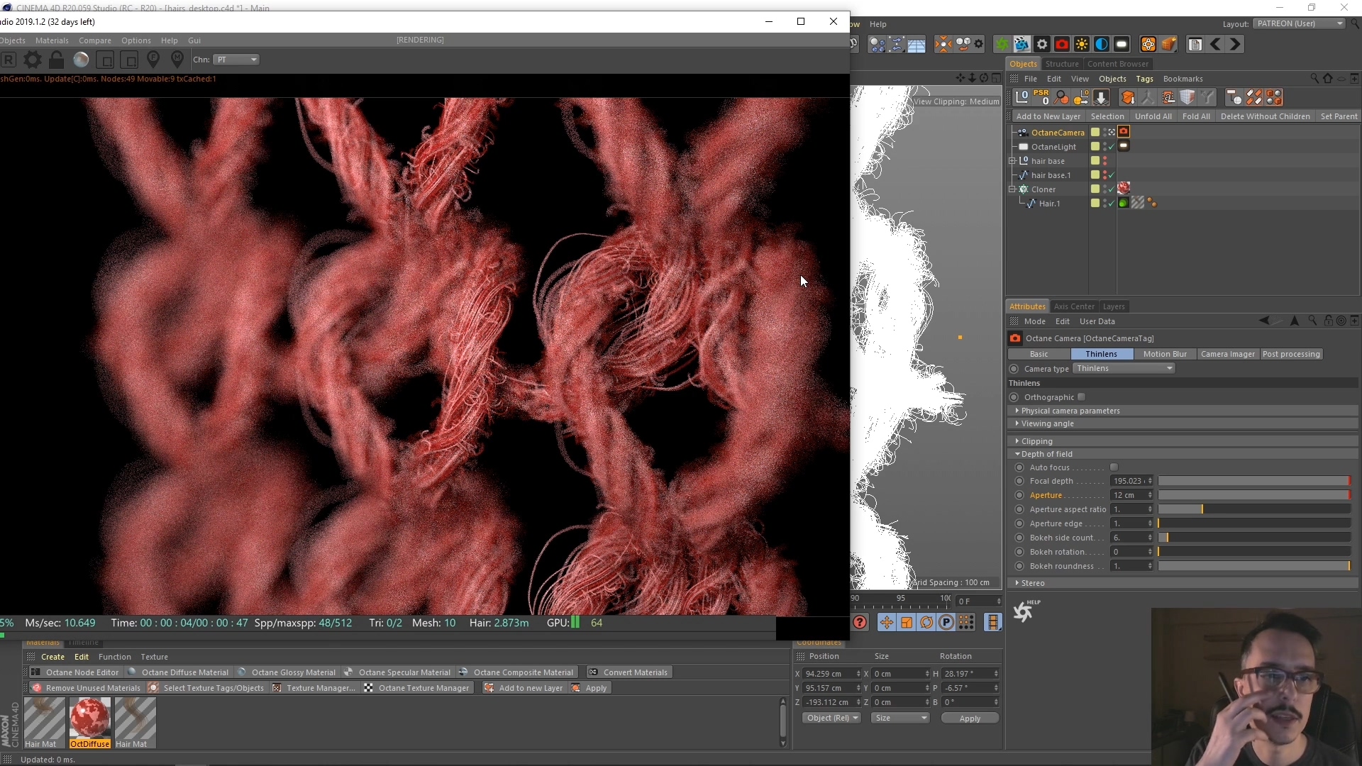 c4d制作编织动画教程