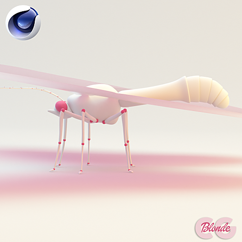 c4d蝴蝶绑定Butterfly Rig for Cinema4D