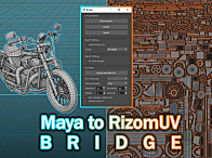 Rizom Bridge for Maya展UVRizom与maya互导插件