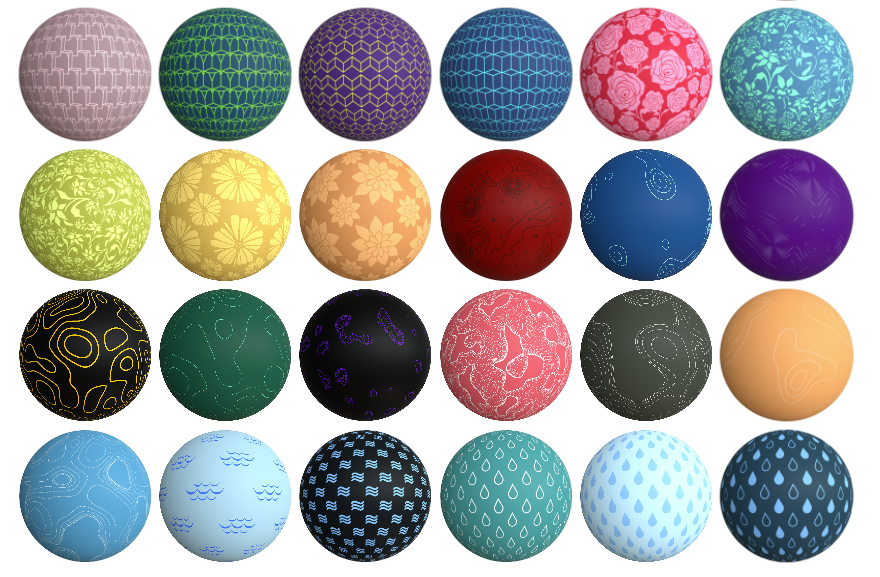 4K Pattern Variety Vol 1 - Material Pack