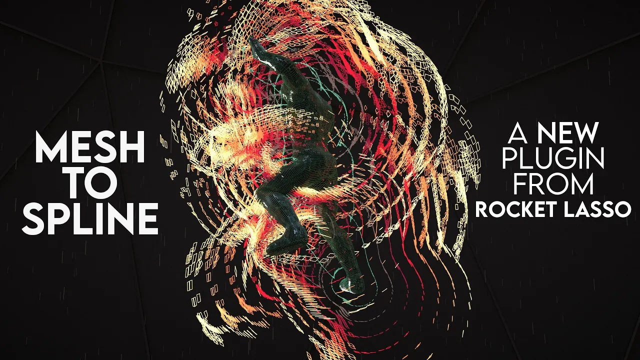 Mesh to Spline for Cinema 4D模型转换成样条线插件