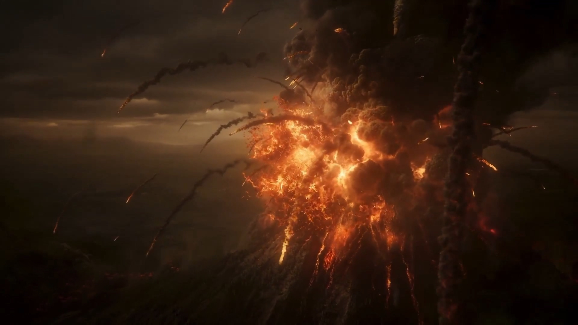 Houdini  Pyro FX 火山喷发教程 Houdini Tutorial  Volcanic Eruption  Pyro FX