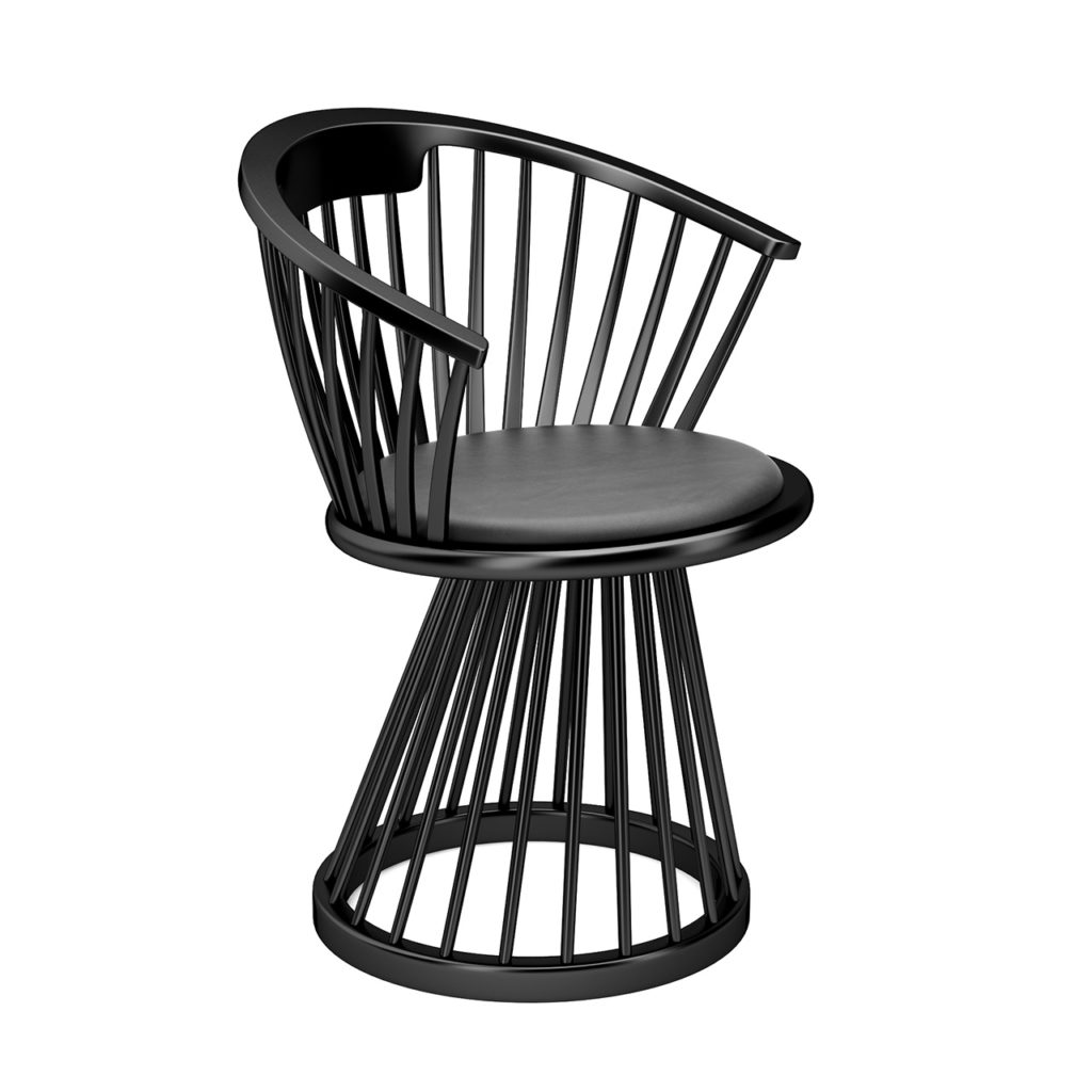 Fan Dining Chair by Tom Dixon扇形餐椅