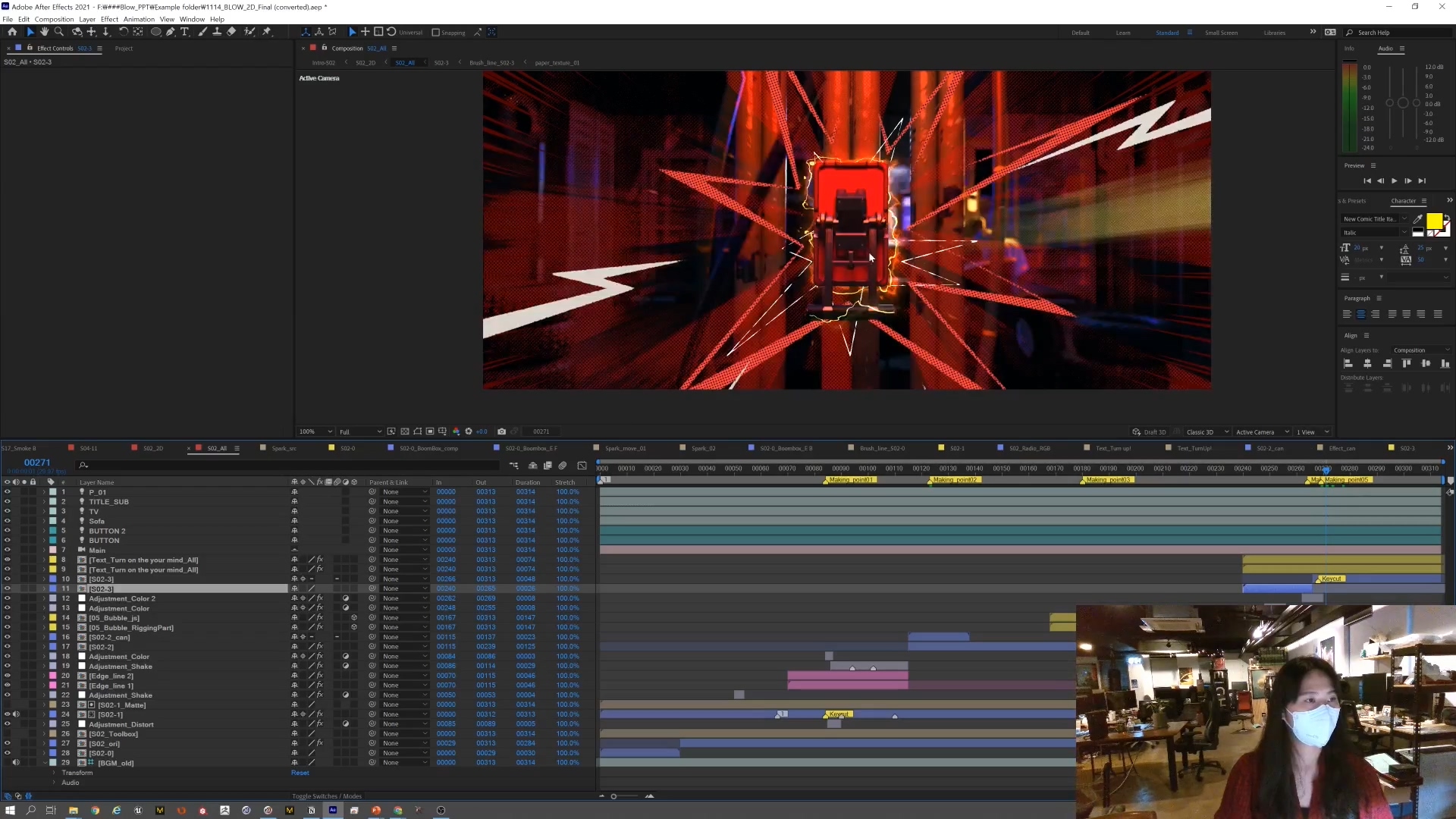 韩国c4d研讨会c4d动态设计师南昌勋和2D动态动画师尹贤智 视频+PPT