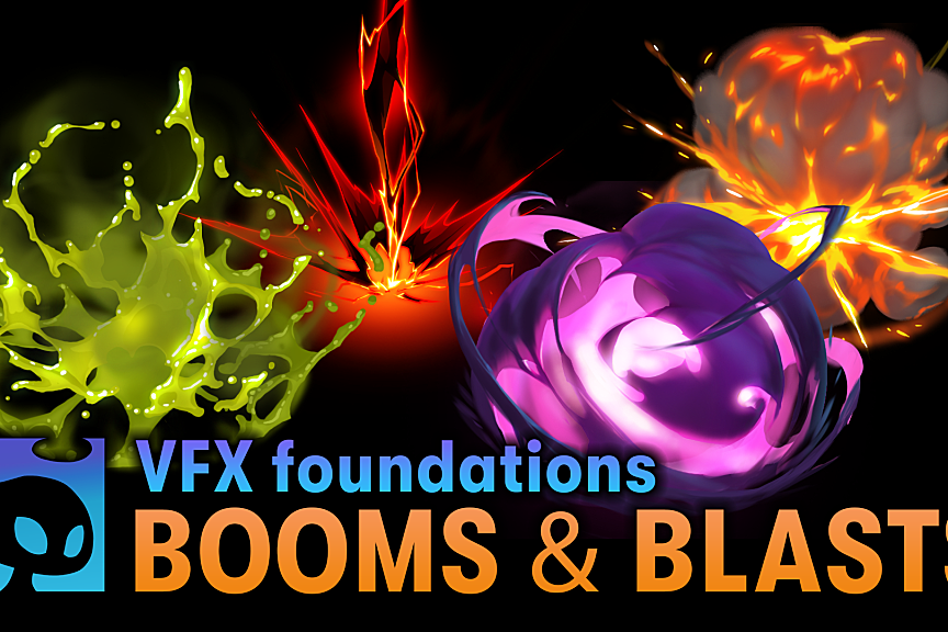 vfxapprentice Booms&Blasts 2D游戏特效中文字幕版