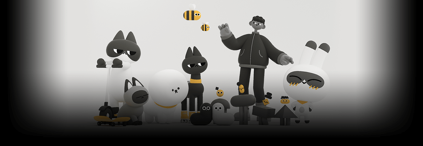 Coloso 6个有趣的 C4D 角色动画更新